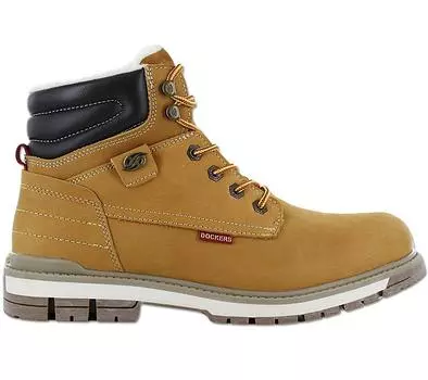 Dockers by Gerli Boots - Мужские зимние ботинки на кожаной подкладке коричневого цвета 43LU110-300910 ОРИГИНАЛ