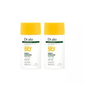 Doctor Ato dr.Ato Гипоаллергенный охлаждающий солнцезащитный гель Aqua Cooling Sun Gel 50 мл 2 упаковки NONE