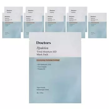 Doctor s Hyalcica Total Moisture 10D Mask Pack, 10 packs, 1 pack