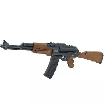 Doctor Star Mini Block AK47 Assault Block Gun, разные цвета, популярные корейские игрушки