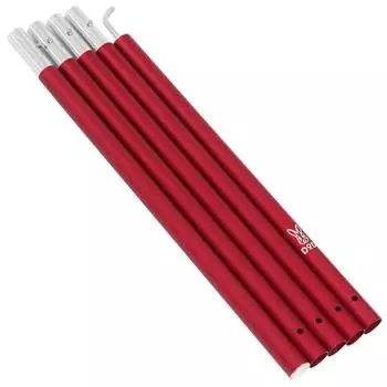 DOD Big Tarp Pole 250 см алюминиевая сумка для хранения толщина 28 мм [черный/красный] XP5-507R красный