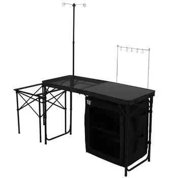 DOD Cooking King Kitchen Средняя жаропрочная сетка с полкой для хранения All-in-One TB5-723-BK чёрный