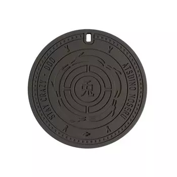 DOD Manhole Rubber Pot Holder Heat Resistant Silicone Magnet (Nocell) MH1-104-BK чёрный