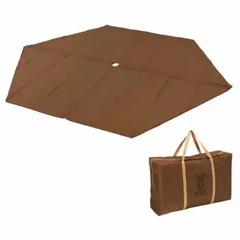 DOD One Pole Tent M Mat Brown W330 x D280cm [Thickness 6mm] MA5-770-BR (Approx.) коричневый