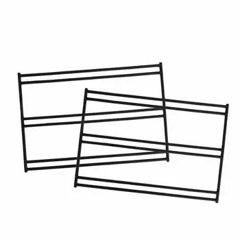 DOD TL5-606-BK Текила Ножка L 4 Тарелки для широкого стола [Набор из 2 шт.]