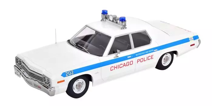Dodge Monaco 1974 Chicago Police масштаба KK готовый продукт 1/18
