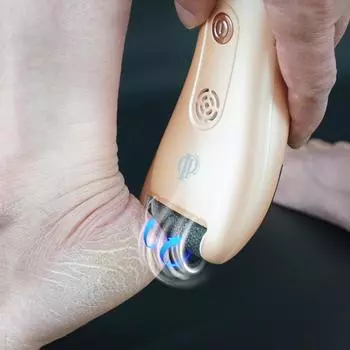 Dodo Foot Care Двойной вакуумный педикюрный аппарат для удаления мозолей на пятках и подошвах, беспроводной, 1 шт., 1 набор