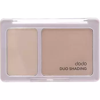 Dodo Japan Dodo Makeup Dodo Duo Shading 02 Taupe Eye Makeup Тени для век и тени для век Наносите на области, на которые вы хотите добавить тени, например, на контуры лица.