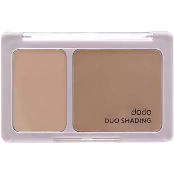Dodo Japan Dodo Makeup Dodo Duo Shading 01 Янтарный макияж для глаз Тени для век Наносите на области, где вы хотите добавить тени, например, на контуры лица.