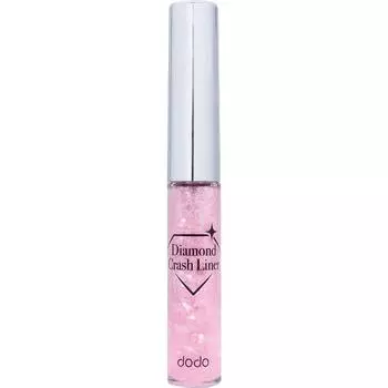 Dodo Makeup Dodo Diamond Crush Liner 3 Sugar Pink Eye Makeup Карандаш для век и тени для век Удалите излишки жидкости с кисточки и проведите линию вдоль линии роста ресниц.