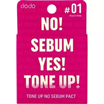 Dodo Makeup Dodo Tone-Up No-Sebum Block Персиково-розовая пудра для кожи Нанесите необходимое количество пудры на пуховку и равномерно распределите по коже.. Применить