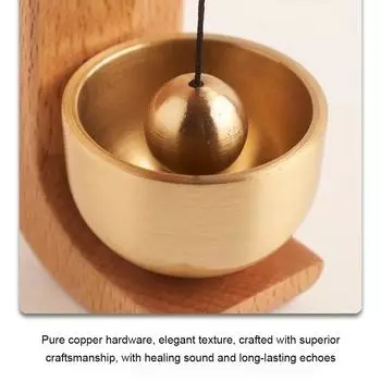 Дофаминовый ветряной колокольчик Магнитная ингаляция Домашний ветряной колокольчик В дверь, чтобы напомнить о колокольчике Медный колокольчик Медный орнамент Декор Минимализм