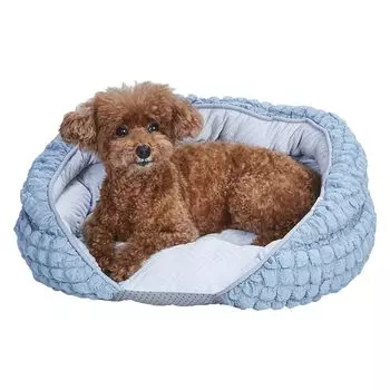 Dog and Cat Bed Cuna Cool Couch Bed Blue Gray ADD.MATE