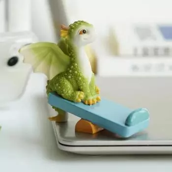 Dog Animal Mobile Phone Holder Dragon Cat Desk Phone Stand Resin Frog Phone Holder Smartphone cat