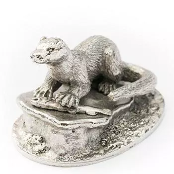 DOG ARTS JP Otter (Scene) Made in UK Artistic Style Animal Figurine Collection