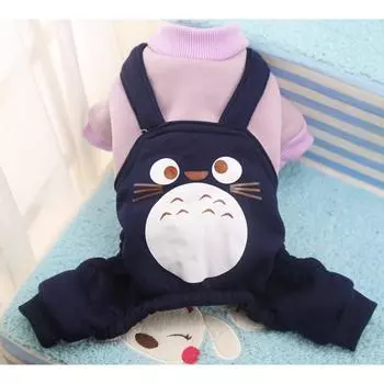 Dog autumn and winter four-legged strap cat sweater fleece button model three-color pet dog dog cat clothing supplies XS