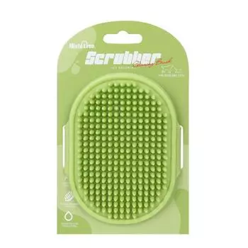 Dog Bath Brush Pet Dog Bath Massage Brush Cat Hair Removal Brush Cat Hair Brush Cat Petting Gloves Pet Supplies Green