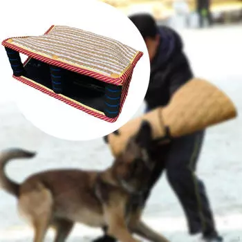 Подушка для дрессировки укусов собак Многоцелевой клин Интерактивная игрушка для золотистых ретриверов