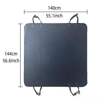 Dog Carriers Waterproof Rear Back Pet Dog Car Seat Cover Mats Hammock Protector Travel Accessories Trunk Mat 144x140cm чёрный