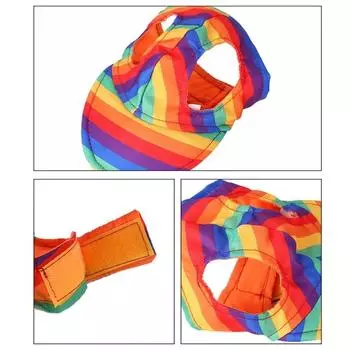 Кепка для собак и кошек, солнцезащитная бейсболка с отверстиями для ушей, регулируемая кепка для домашних животных для маленьких и средних собак, товары для спорта на открытом воздухе для домашних животных S чёрный