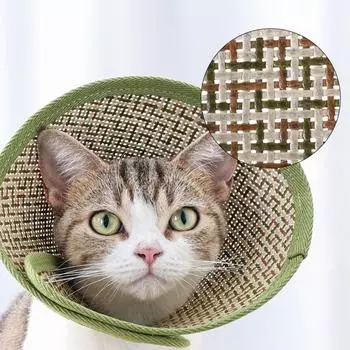 Dog Cat Tapered Adjustable Pet Tapered Pet Recovery Collar Comfortable Dog Cat Tapered Collar Protective Collar M