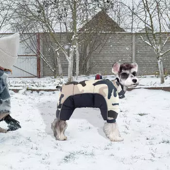 Dog Coat Cold Weather Coats Unique Cute Outdoor Walking Soft Warm Winter Jacket Pajamas for L