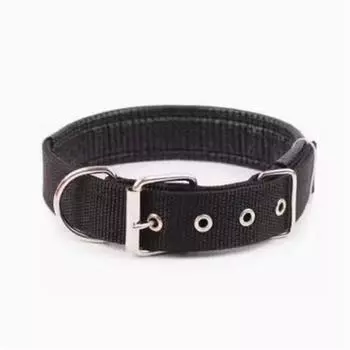 Dog Collar Collar Bandana Small Medium Large Dog Puppy Husky Golden Retriever Teddy Collar Pet Supplies 2XL:(approx. 20.00 kg-55.00 kg Black