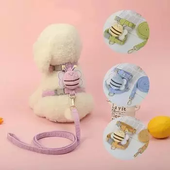 Ошейник для собак для обуви Cass Harness Bag Leather Iphones Cse Suit Keychain Anti-Escape Backpack Adjustable Hell itty Mesh Pet S (1.5-4 kg ) фиолетовый