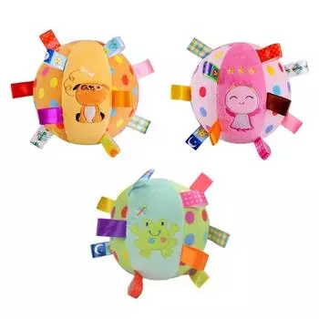 Dog Elastic Ball Toy Squeak Tug-of-war for Small & Dog Bouncing- X3UC