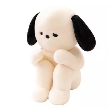 Dog Emo Plush Toy Pillow Animal Plushie With Soft Material For Gift Doll Decor 25cm