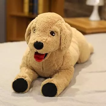Dog Fire-Relieving Toy Male Dog Fire-Relieving Bite-Resistant Large Dog Relieving Stuffy Doll Companion Pet Supplies Dog Vent Toy [Labrador] 40cm suitable for Small Size Dogs