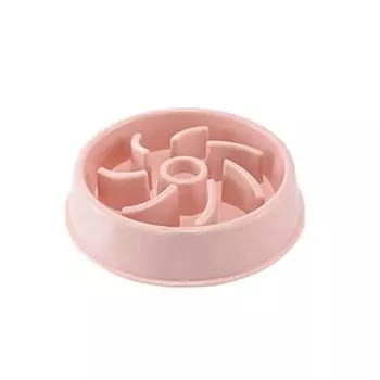 Dog Food Bowl Dog Food Bowl Cat Food Bowl Pet Food Bowl Petal Gold Uru Cat Food Bowl Pet Food Bowl Petal Gold Anti-choking Anti-choking (Pink)