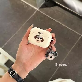 Dog for AirPods Pro Protective Case Apple 2 Generation 3 Generation 4 Generation Bluetooth Earbuds Case All-Inclusive Drop-Resistant Airpods4 Lanyard Apple Airpods Pro