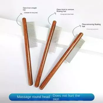 Dog Grooming Things Pet Stainless Brush. to Dull Applicable Long Lice Puppy Steel for Pets and Hair Tools Short-haired Comb Dogs XS