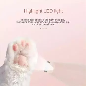 Dog Hair Trimmer Electric Dog Cutter Professional Pet Foot Hair Trimmer Cat Grooming Hairdresser Scissors Butt Ear Pedicator Dog белый