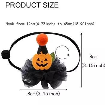 Dog Hat Pet Halloween Hat Cat Hat Accessories Pet Headgear Christmas Halloween Hat Adjustable Dog Accessories Halloween чёрный