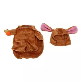 Dog Hoodie Costume Cute Funny Autumn Winter Warm Pet Clothes for Small Medium Dogs S