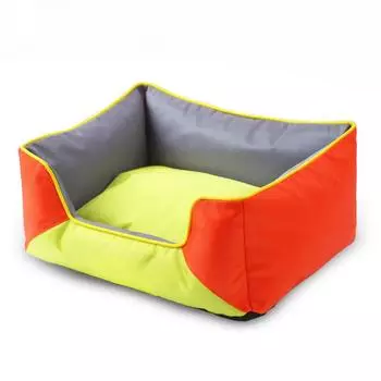 Собачья будка устойчива к пятнам летом, полностью съемная и моющаяся, кошачья будка, прохладное гнездо, плюшевый мишка, коврик для маленьких и средних собак, лежанка для собак, товары для животных L 75*60*22cm