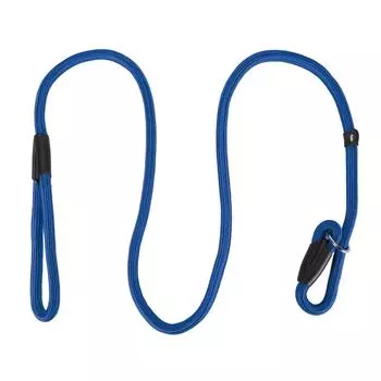 Dog Leash Prevent Slip Adjustable Heavy Duty Soft Nylon Dog Traction Rope for Small Medium Dogs L (1x140cm / 0.4x55.1in) синий