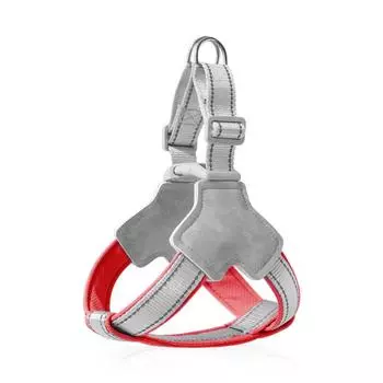 Dog leash Y-shaped chest strap vest type pet dog walking leash Small and medium Shiba Inu Fadou Corgi leash S size [recommended weight 8-10 kg]