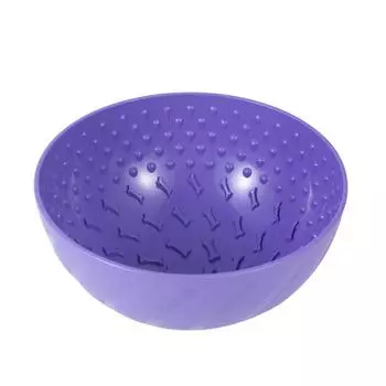 Dog Lick Bowl Interactive Large Capacity Anxiety Boredom Relief Pet Slow Feeder Bowl for Dogs фиолетовый