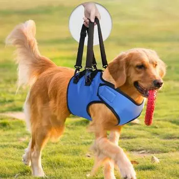 Dog Lift Harness Front Leg Support Lift Harness for Dog Oxford Fabric Adjustable Sling Support for Helping Your Puppy Walk Stand