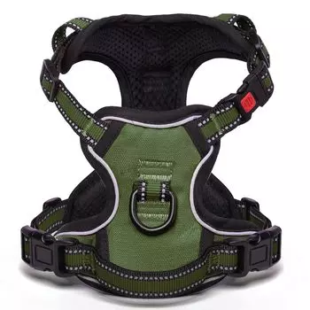Dog OGURIYA Dog Night For Easy to Put On and Take Reduces For Walking Cute [Latest Harness] Anti-Pulling Harness, Adjustable, Reflective,