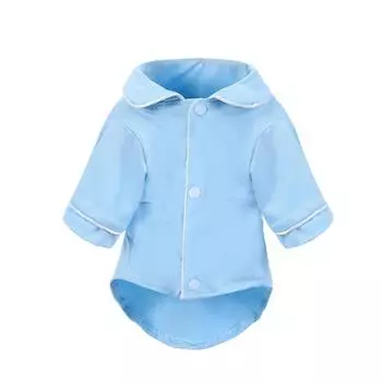 Dog pajamas, European, American and Korean versions of French Xiaoxiangfeng Dou cat clothing, home pet clothes XS