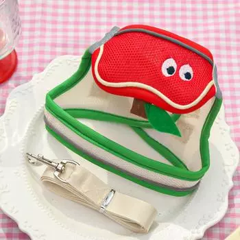 Dog Pet Supplies Cartoon WipesChest Straps Leashes Cat Four-season Styles MeshBreathable XXS