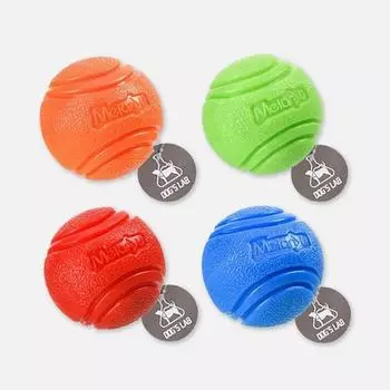 Dog s Lab Bouncy Ball Dog Ball Play, 1 упаковка, оранжевый+синий+красный+зеленый
