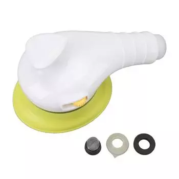 Dog Shower Attachment Soft Handheld Slip Resistant Hair Grooming Massaging Pet Shower Head for Cats жёлтый