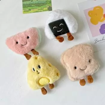 Игрушки для собак с пищащими игрушками, симпатичные игрушки в форме яиц и фруктов для щенков, забавные игрушки для домашних животных, плюшевые игрушки