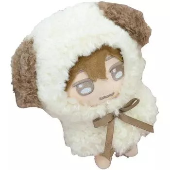 dog stuffed toy Sewing doll mascot Sewing activities Sewing chibinui doll sewing clothes Dress up costume poncho animal boa dog dog ears drooping ears