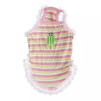 Dog Suspender Skirt Breathable Dog Lace Clothing for Puppy Dogs and Cats On Christmas Wedding M